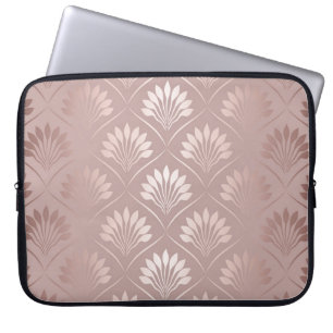 Capa Para Notebook Arte Deco: Dourada Legância de Lattice.