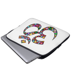 Capa Para Notebook Arte do Símbolo Floral Namaste