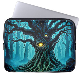 Capa Para Notebook Arte em Árvore de Olhos Místicos