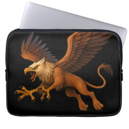 Capa Para Notebook Arte Fantástica do Ouro Griffin Mythology