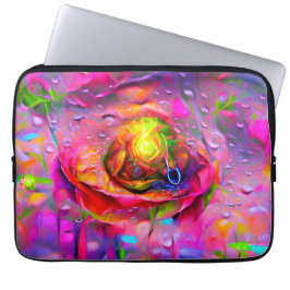 Capa Para Notebook Arte Floral Surreal