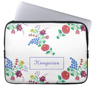 Capa Para Notebook Arte Folk de Bordado de Kalocsa Húngaro