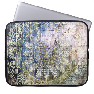 Capa Para Notebook arte grunge vintage texturizada com tradição