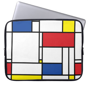 Capa Para Notebook Arte Moderna De Stijl Geométrica Minimalista Mondr