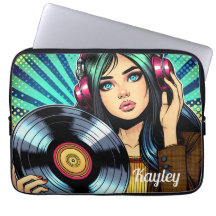 Arte Personalizada de Garota em Estilo Pop Art de 