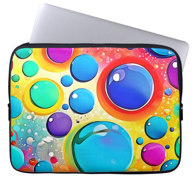 Capa Para Notebook Arte Pop Círculo Brilhante (Frente)