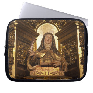 Capa Para Notebook Arte religiosa representando Papais noeis Teresa