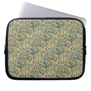 Capa Para Notebook Arte Vintage de Walter Crane Arara e Fruta Cítrica