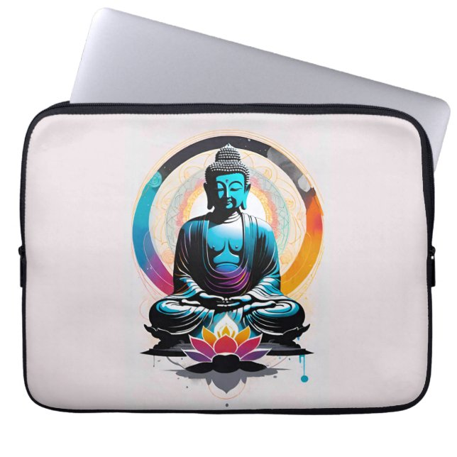 Capa Para Notebook Arte Zen do Buda (Frente)