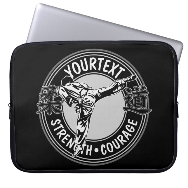 Capa Para Notebook Artes Marciais Personalizadas JUDO Japão Combate E (Frente)