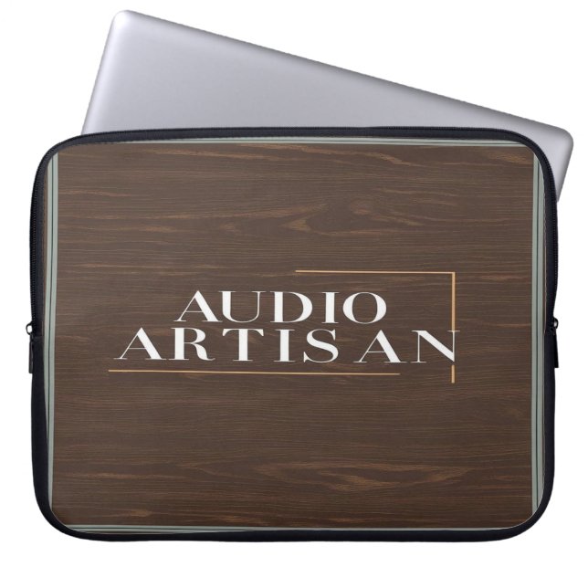 Capa Para Notebook Artesão de Áudio (Frente)