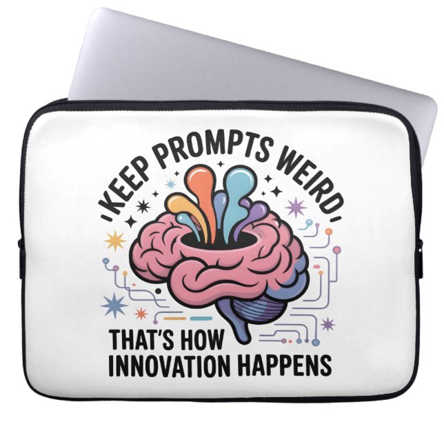 Capa Para Notebook Artificial Intelligence Innovation Brain Design (Frente)