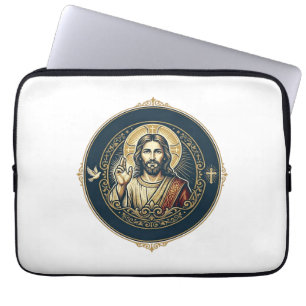 Capa Para Notebook Artista Digital Jesus Camiseta Arte iPad Inspirado