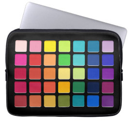 Capa Para Notebook Artista Eyeshadow Pallete Rainbow Grid