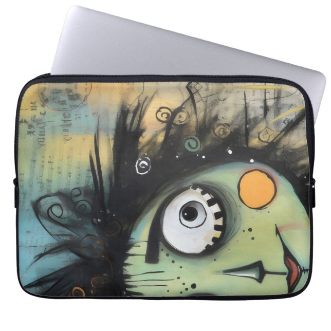 Capa Para Notebook ArtLady 13 Encantada e angustiada (Frente)