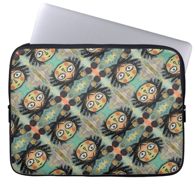 Capa Para Notebook ArtLady 14 Encantada e angustiada (Frente)