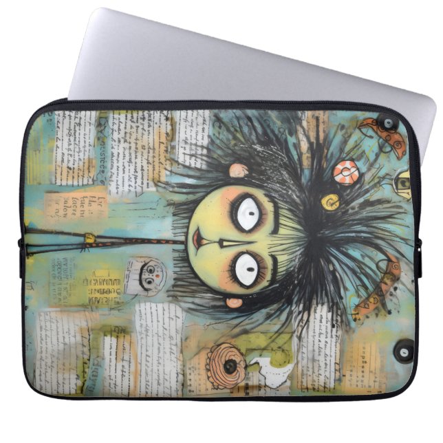Capa Para Notebook ArtLady 18 Encantada e angustiada (Frente)