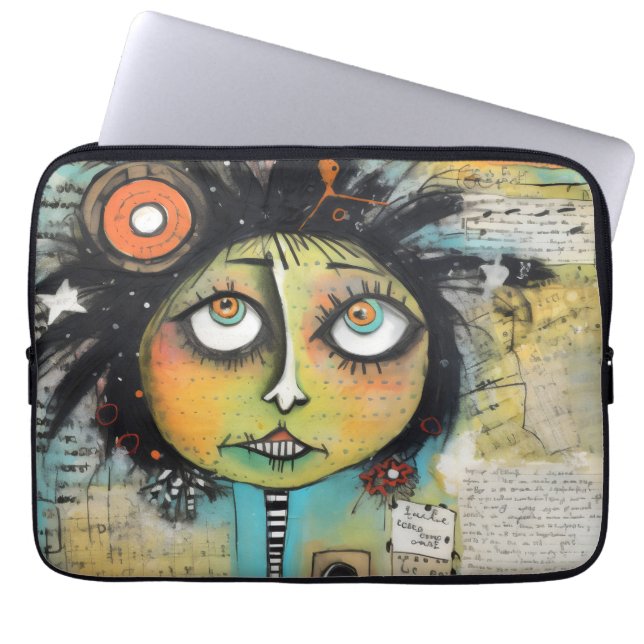 Capa Para Notebook ArtLady 19 Encantadora e angustiado (Frente)