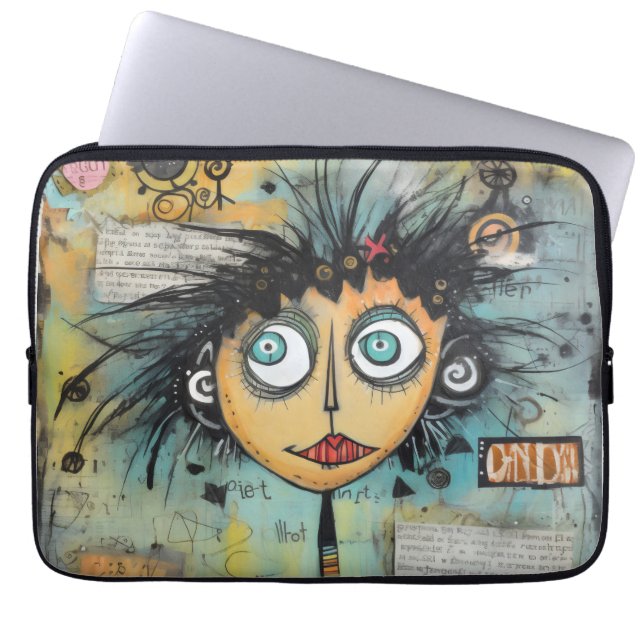 Capa Para Notebook ArtLady 21 Encantada e angustiada (Frente)