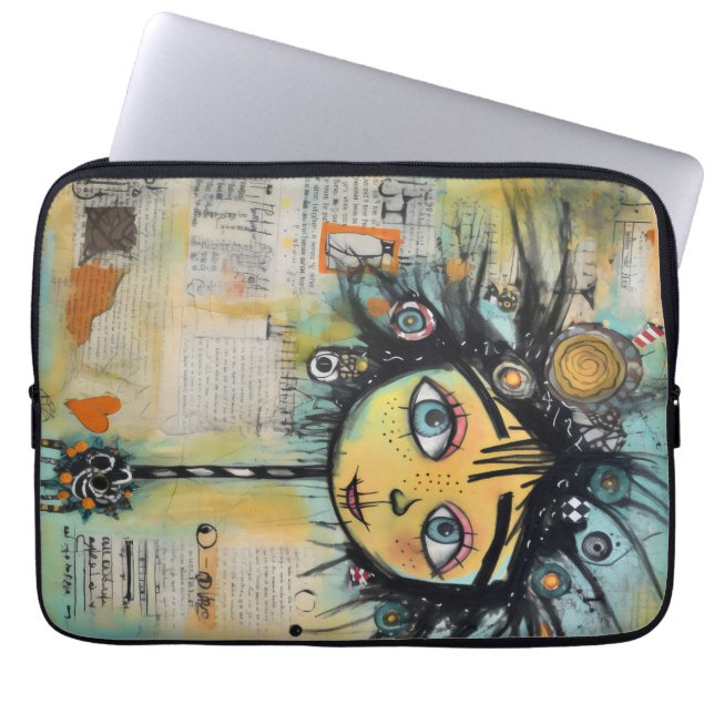 Capa Para Notebook ArtLady 28 Encantada e aflita (Frente)