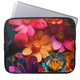 Capa Para Notebook Artsy Flowers