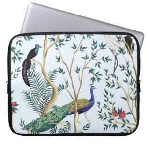 Capa Para Notebook Árvore de fruta de romã de jardim de videira, ave 