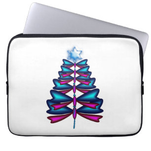 Capa Para Notebook Árvore de Natal Dragonfly