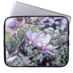 Capa Para Notebook Árvore florescente da Magnolia