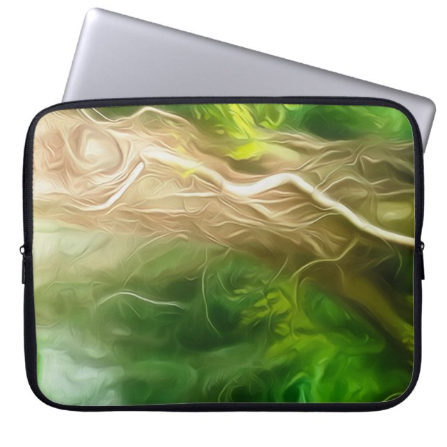 Capa Para Notebook Árvore Verde Clara do Sonho de eletrônicos (Frente)
