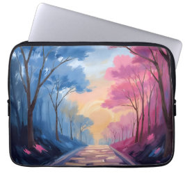 Capa Para Notebook Árvores Coloridas
