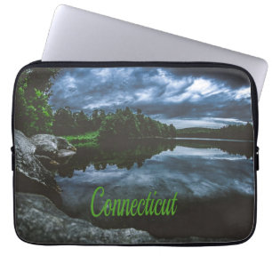 Capa Para Notebook Árvores de Lago em Connecticut