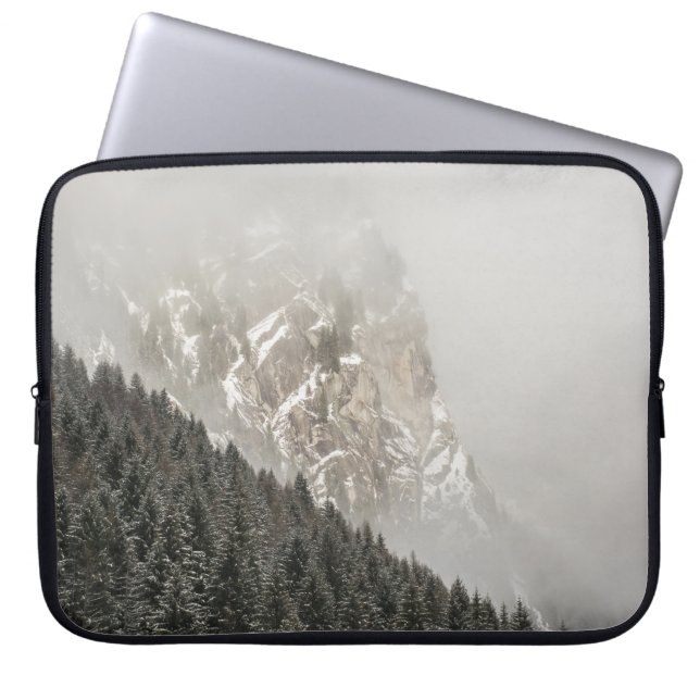 CAPA PARA NOTEBOOK ÁRVORES DE PINOS VERDE (Frente)