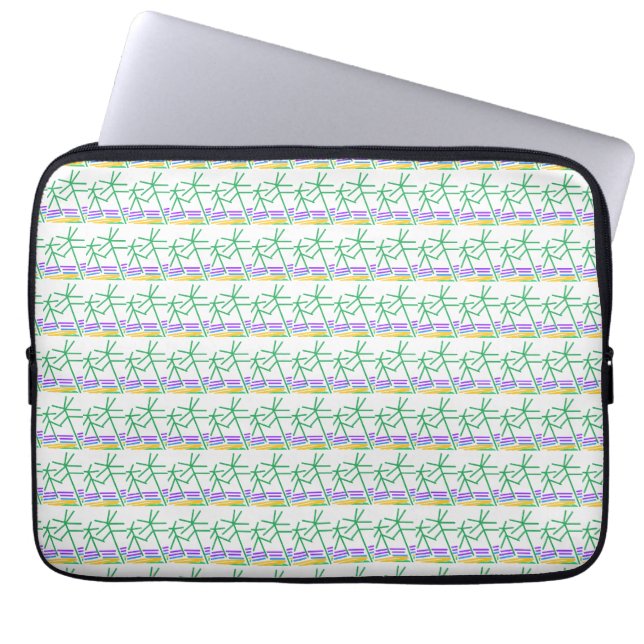 Capa Para Notebook Árvores de Praia (Frente)