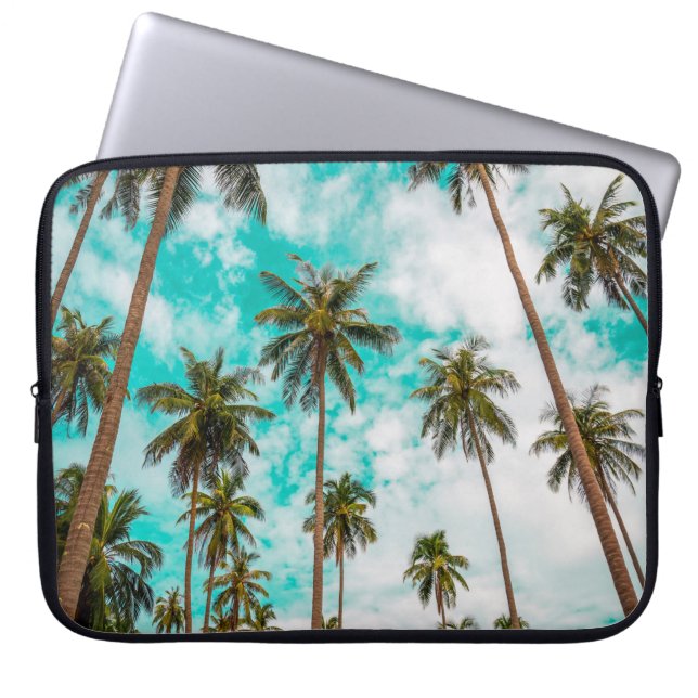 Capa Para Notebook Árvores tropicais (Frente)