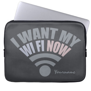 Capa Para Notebook As bolsas de laptop do costume de WiFi