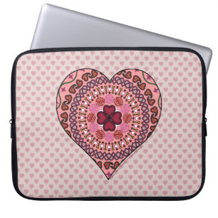 Capa Para Notebook As Camadas do Caso do Laptop do Coração