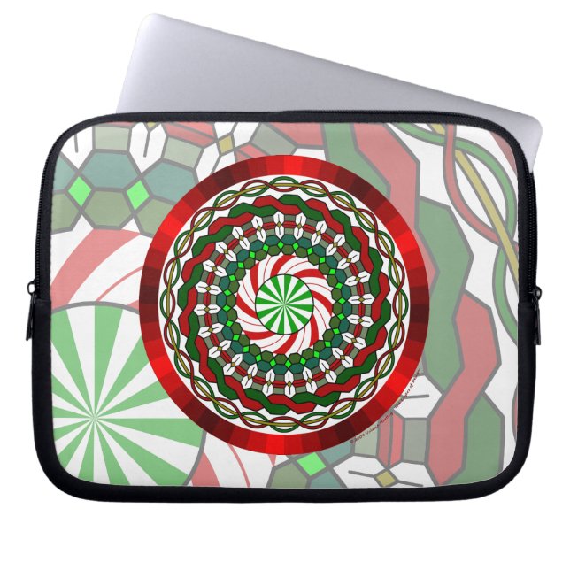 Capa Para Notebook As cores do caso do Laptop de Natal (Frente)