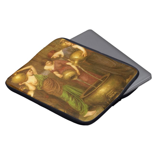 Capa Para Notebook As Danaides por John William Waterhouse (Frente Topo)