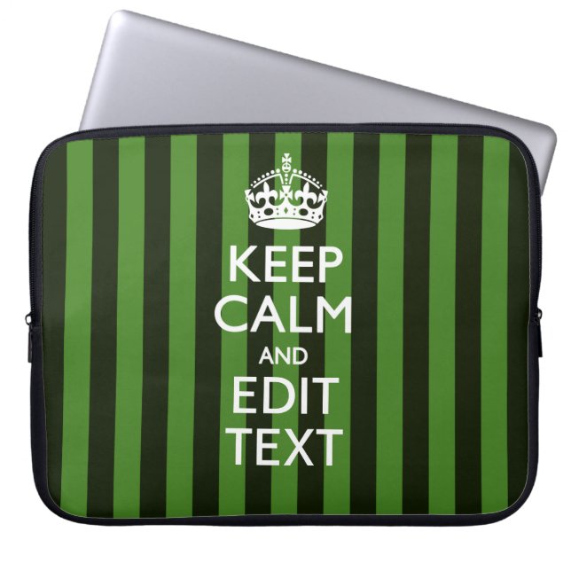 Capa Para Notebook As faixas verdes deixam o texto calmo (Frente)