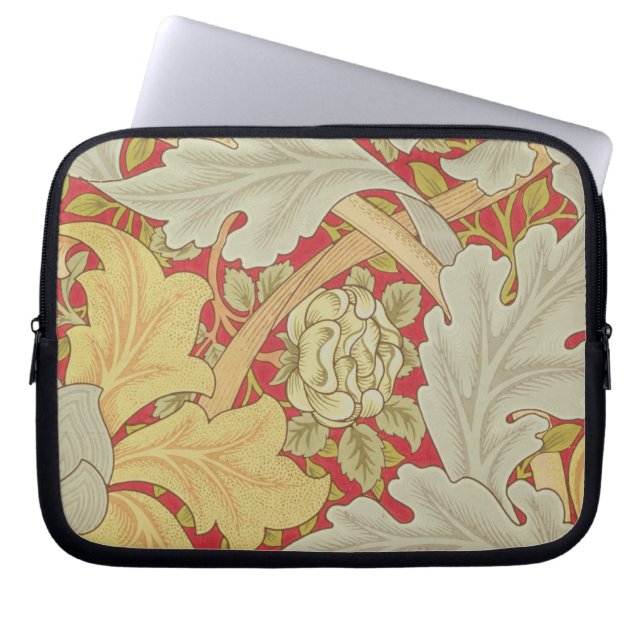 Capa Para Notebook As folhas do Acanthus e selvagem aumentaram em um (Frente)