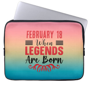 Capa Para Notebook As Legendas De Aniversário De Data Personalizada S