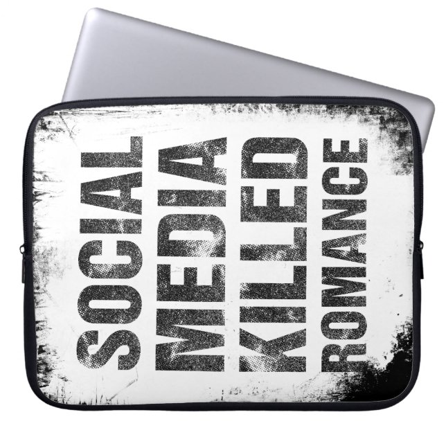 Capa Para Notebook As Mídias Sociais Mataram o Romance (Frente)