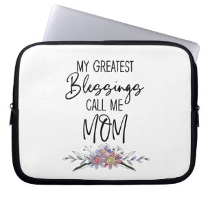 Capa Para Notebook As Minhas Maiores Bênçãos Chamam-Me Mãe