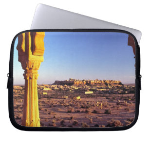 Capa Para Notebook Ásia, Índia, Rajastão, Jaisalmer. A vista de