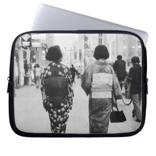 Capa Para Notebook Ásia, Japão, Tóquio. Geishas no Ginza.