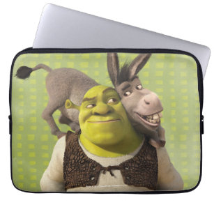Capa Para Notebook Asno e Shrek