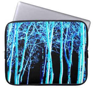 Capa Para Notebook Aspen árvores à noite
