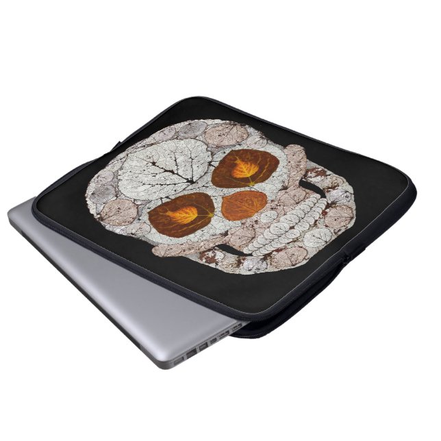 Capa Para Notebook Aspen Folha Crânio 11 (Frente Inferior)