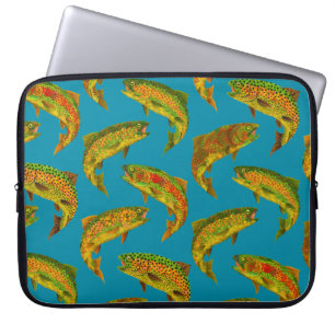 Capa Para Notebook Aspen Leaf Rainbow Pattern Invisível 2018