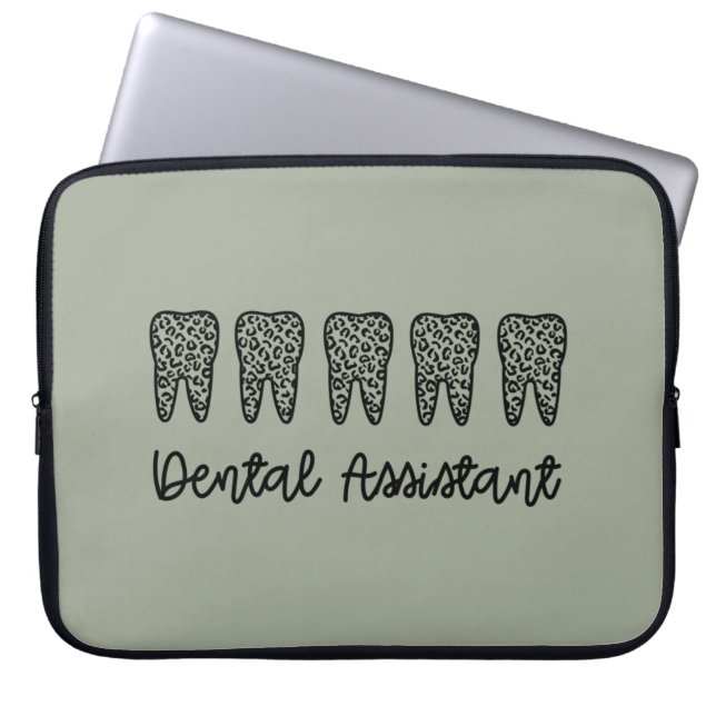 Capa Para Notebook Assistente dentário | Presentes para Dentista Assi (Frente)